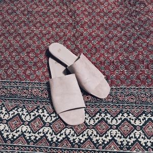 H&M lavender mules